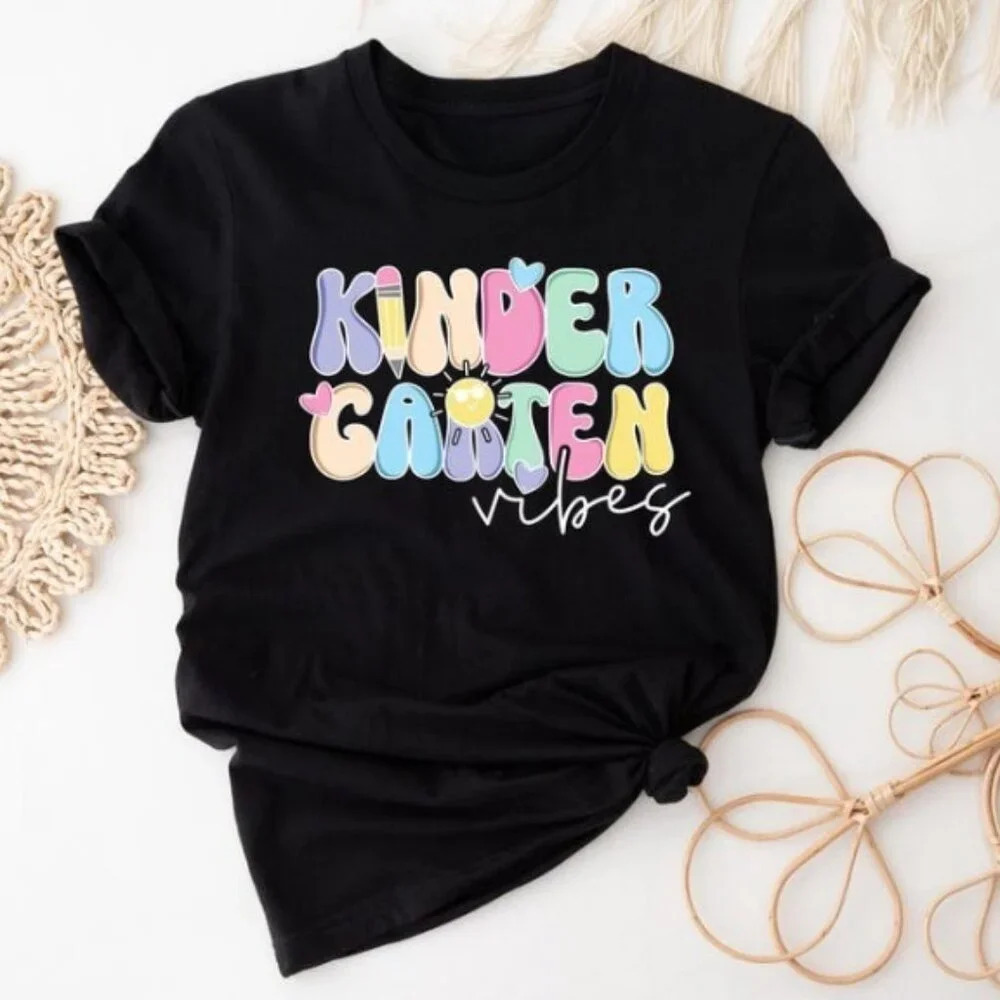 Kindergarten Vibes Shirt First Day Of School Shirt Kindergarten Shirt